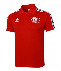 Retro Version 25-26 Flamengo Red Thailand Polo-815