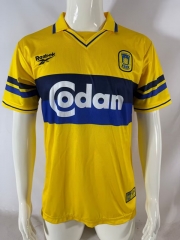 Retro Version 99-00 Brøndby IF Home Yellow Thailand Soccer Jersey AAA-503