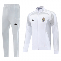 2025-2026 Real Madrid White Thailand Soccer Jacket Uniform-LH