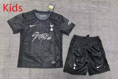 2025-26 Special Edition Tottenham Hotspur Black Kids/Youth Soccer Uniform-3831