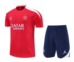 25-26 Paris Red Thailand Vest Soccer Jersey Uniform AAA-4627