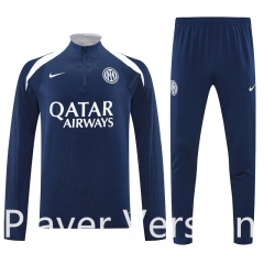 Player Version 25-26 Inter Milan Royal Blue Thailand Soccer Tracksuit-7411