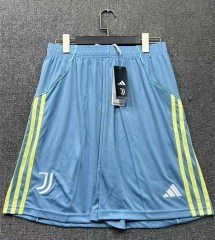 25-26 Juventus Away Light Blue Thailand Soccer Shorts-718