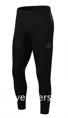 Player Version 25-26 Real Madrid Black (Gray Edges) Thailand Soccer Long Pants-9926