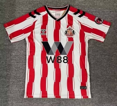 (S-4XL) 25-26 Sunderland AFC Home White&Red Thailand Soccer Jersey AAA-GB