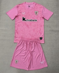 2025-26 Athletic Bilbao Goalkeeper Pink Soccer Uniform-AY