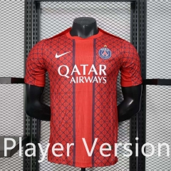 Player Version 25-26 Special Edition Paris Red Thailand Soccer Jersey AAA-888