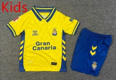 2025-2026 UD Las Palmas Home Yellow Kid/Youth Soccer Uniform-7809