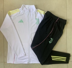 25-26 Juventus FC White Thailand Soccer Jacket Uniform-815