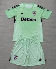 2025-26 River Plate Goalkeeper Light Green Soccer Uniform-AY