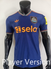 Player Version 25-26 Newcastle United 2nd Away Blue Thailand Soccer Jersey AAA-1959