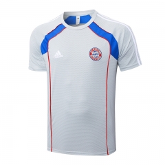 Retro Version 2025-26 Bayern München Grey Thailand Short-sleeved Soccer Tracksuit-815