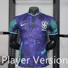 Player Special Version 25-26 Brazil Purple Thailand Soccer Jersey AAA-888