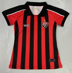 25-26 EC Vitória Home Red&Black Women Thailand Soccer Jersey AAA-908