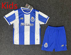 25-26 Porto Home Blue&White Kids/Youth Soccer Uniform-GB