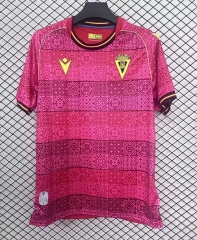(S-4XL) 25-26 Cádiz CF Away Pink Thailand Soccer Jersey AAA-2044