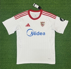 (S-4XL) 25-26 Sevilla Home White Thailand Soccer Jersey AAA-403