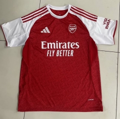 (S-4XL) 2025-2026 Correct Version Arsenal Home Red Thailand Soccer Jersey AAA-818