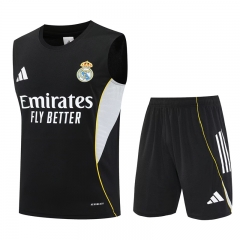 25-26 Real Madrid Black Vest Thailand Soccer Uniform AAA-4627