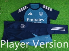 Player Version 25-26 Arsenal Cyan Trouser suitThailand Soccer Tracksuit-9926