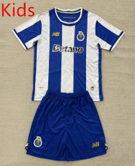 25-26 Porto Home Blue&White Kids/Youth Soccer Uniform-AY
