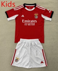 25-26 Benfica Home Red Kids/Youth Soccer Uniform-AY