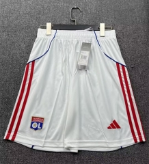 2025-2026 Olympique Lyonnais Home White Thailand Soccer Shorts
