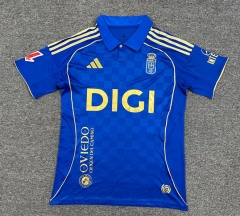 (S-4XL)25-26 Real Oviedo Home Blue Thailand Soccer Jersey AAA-512