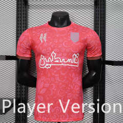 Player Version 2025-2026 Palestine Pink Thailand Soccer Jersey AAA-888