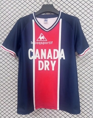 Retro Version 1974 Paris Home Blue&Red Thailand Soccer Jersey AAA-2044