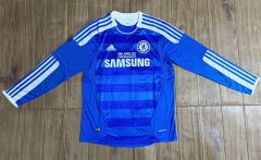Retro Version 11-12 Chelsea Home Blue Thailand LS Soccer Jersey AAA-6157