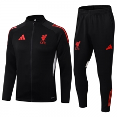 2025-2026 Liverpool Black Thailand Soccer Jacket Uniform-411