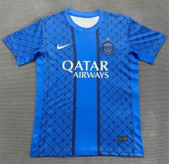 25-26 Paris SG Blue Thailand Training Soccer Jersey AAA-2353