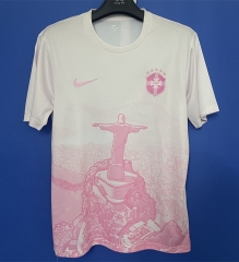 25-26 Brazil Jesus Light Pink Thailand Soccer Jersey AAA-6484