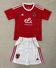 2025-2026 Al-Ahli Home Red Soccer Uniform-AY