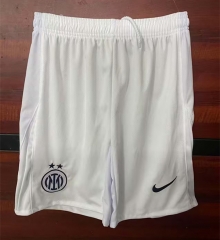 25-26 Inter Milan Away White Thailand Soccer Shorts-6794