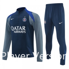 Player Version 2025-26 Paris SG Royal Blue Thailand Soccer Tracksuit -4627