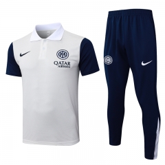 2025-2026 Inter Milan White Thailand Polo Uniform-815