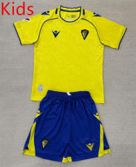 25-26 Cádiz CF Home Yellow Kid/Youth Soccer Uniform-AY