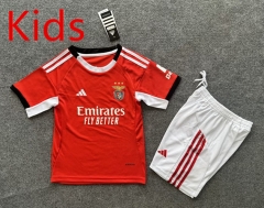 25-26 Benfica Home Red Kids/Youth Soccer Uniform-6748