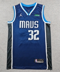 Announcement Edition Dallas Mavericks Blue #32 NBA Jersey-1380