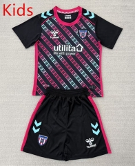 2025-2026 Sunderland AFC Goalkeeper Black Kids/Youth Soccer Uniform-AY