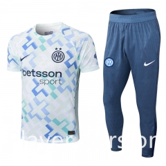 Player Version 25-26 Inter Milan White Short-sleeve Thailand Soccer Tracksuit-9926