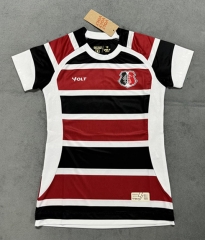 2025-2026 Santa Cruz FC Home Red&Black&White  Women Thailand Soccer Jersey AAA-4506