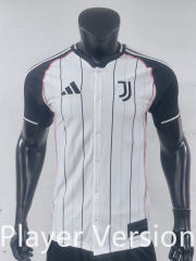 Player Version 25-26 Juventus White Thailand Baseball Jersey AAA-0871