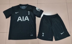 25-26 Tottenham Hotspur Away Black Soccer Uniform-718