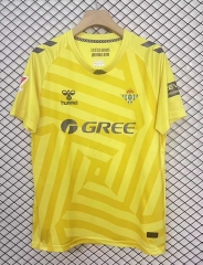 25-26 Real Betis Goalkeeper Yellow Thailand Soccer Jersey-2044
