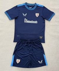 2025-26 Athletic Bilbao Away Blue Soccer Uniform-AY