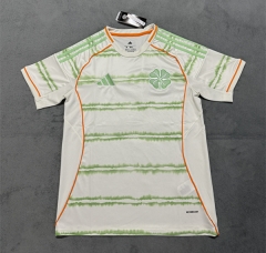 (S-4XL) 25-26 Celtic 2nd Away White&Green Thailand Soccer jersey AAA-4506