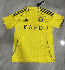(S-4XL) 25-26 Al-Nassr FC Home Yellow Thailand Soccer Jersey AAA-818